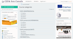 Desktop Screenshot of moodle.cepasoncanals.cat