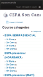 Mobile Screenshot of moodle.cepasoncanals.cat